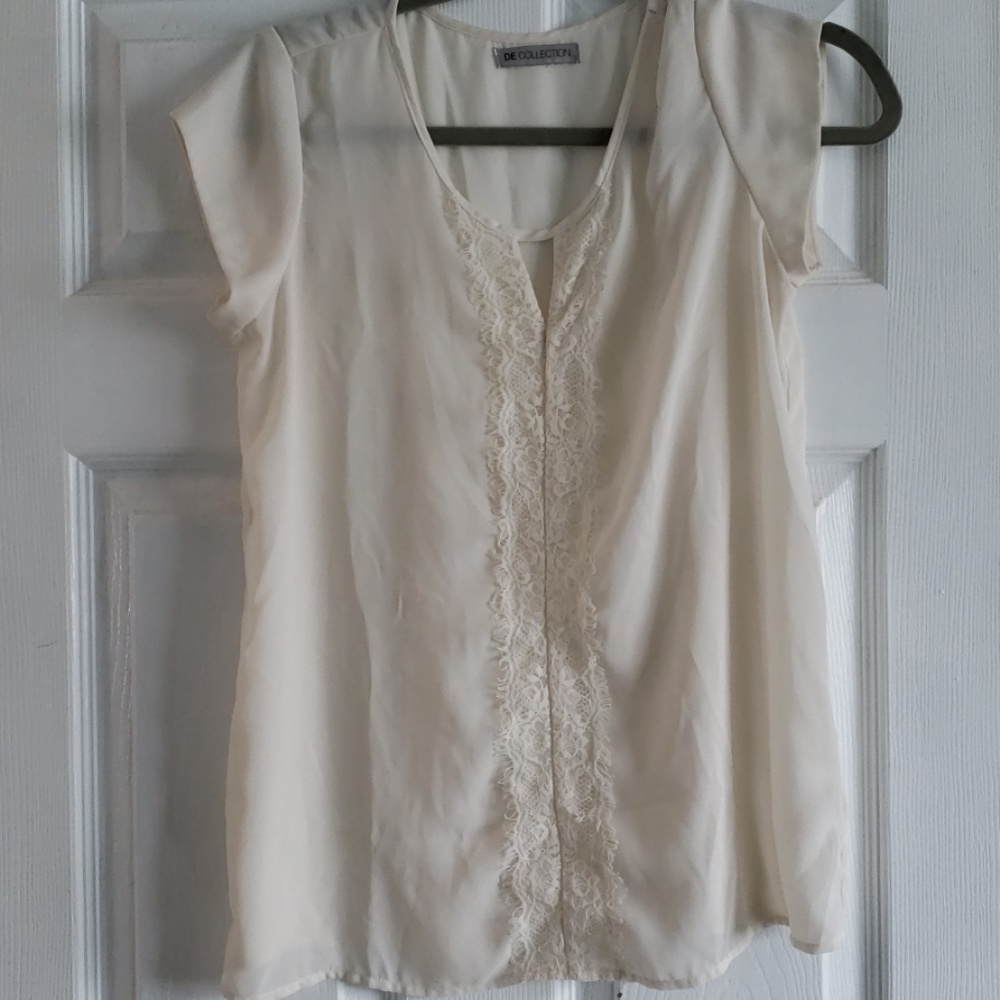 Lace white shirt